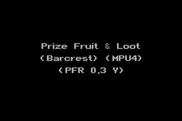 Prize Fruit & Loot (Barcrest) (MPU4) (PFR 0.3 Y)
