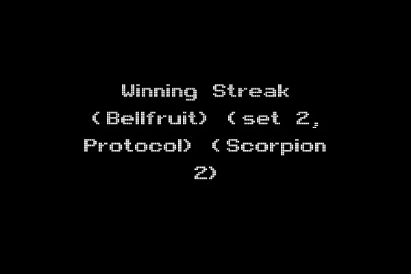 Winning Streak (Bellfruit) (set 2, Protocol) (Scorpion 2)