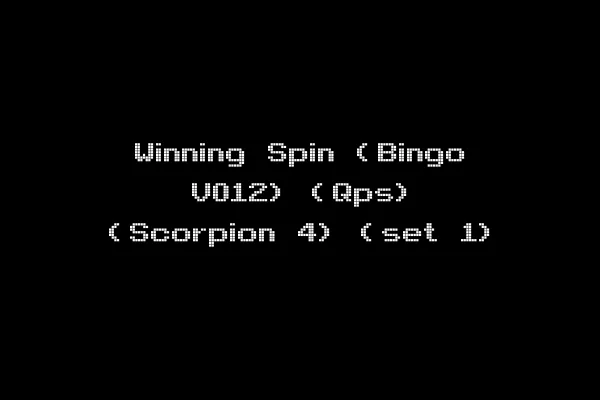 Winning Spin (Bingo V012) (Qps) (Scorpion 4) (set 1)