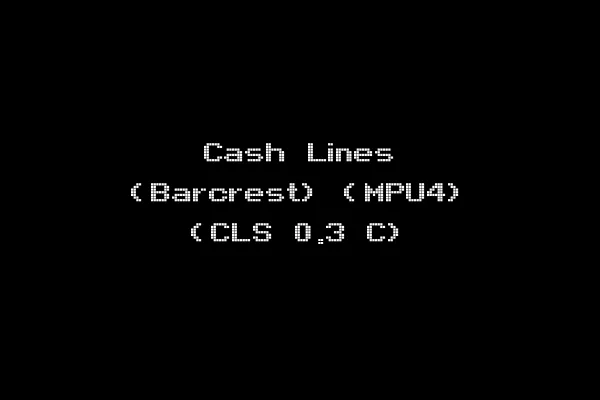 Cash Lines (Barcrest) (MPU4) (CLS 0.3 C)