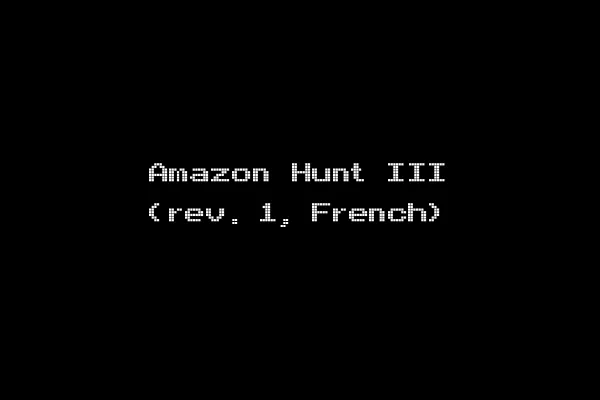 Amazon Hunt III (rev. 1, French)