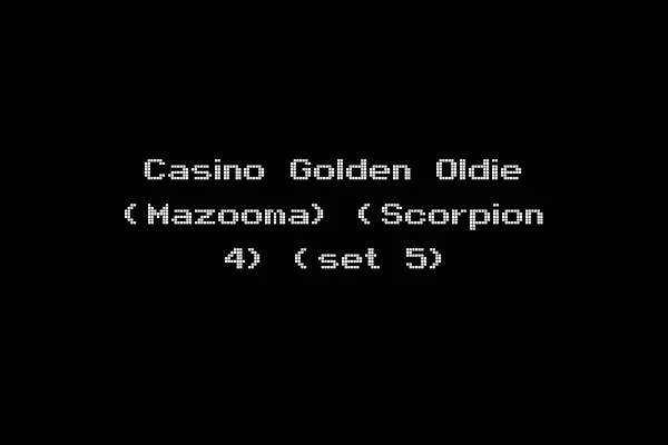 Casino Golden Oldie (Mazooma) (Scorpion 4) (set 5)