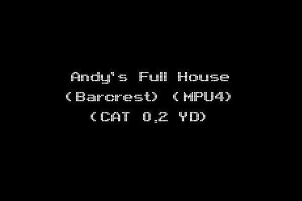 Andy's Full House (Barcrest) (MPU4) (CAT 0.2 YD)
