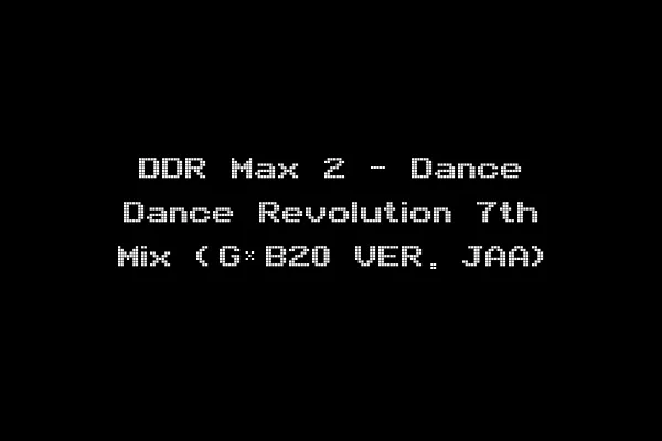 DDR Max 2 - Dance Dance Revolution 7th Mix (G*B20 VER. JAA)