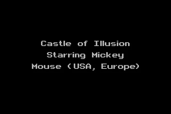 Castle of Illusion Starring Mickey Mouse (USA, Europe)