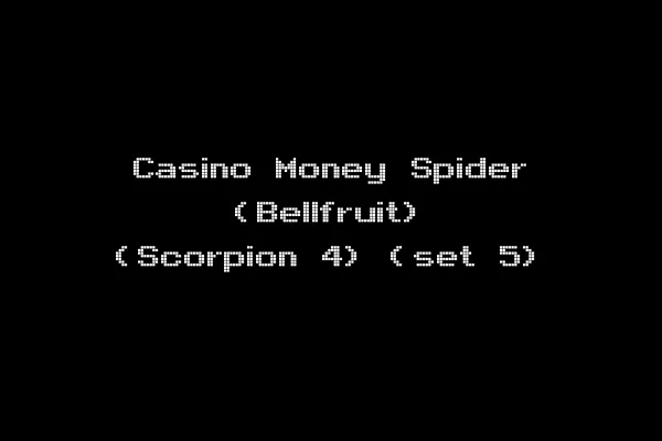 Casino Money Spider (Bellfruit) (Scorpion 4) (set 5)