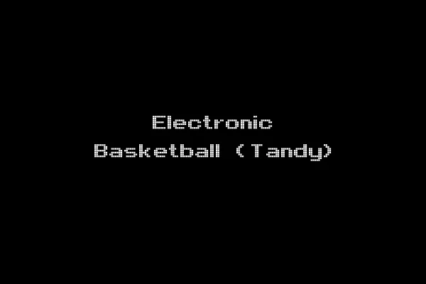 Electronic Basketball (Tandy)