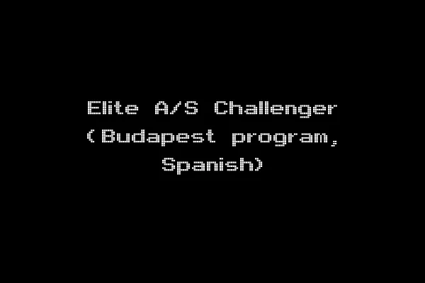 Elite A/S Challenger (Budapest program, Spanish)