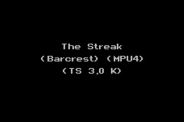 The Streak (Barcrest) (MPU4) (TS 3.0 K)