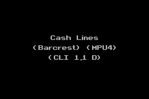 Cash Lines (Barcrest) (MPU4) (CLI 1.1 D)