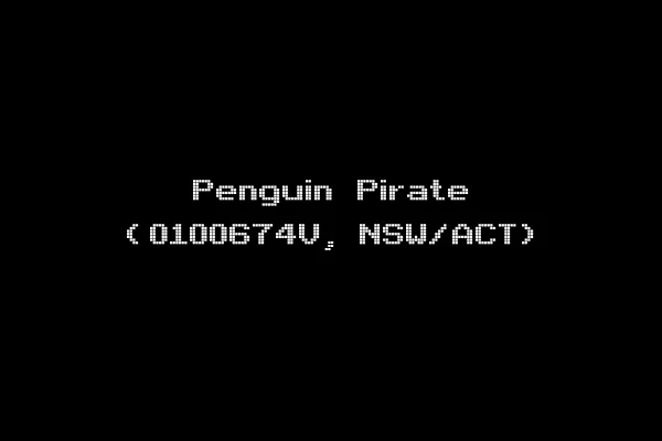Penguin Pirate (0100674V, NSW/ACT)