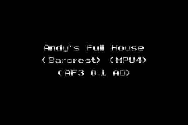 Andy's Full House (Barcrest) (MPU4) (AF3 0.1 AD)