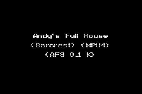 Andy's Full House (Barcrest) (MPU4) (AF8 0.1 K)