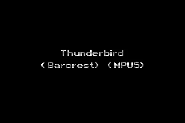Thunderbird (Barcrest) (MPU5)