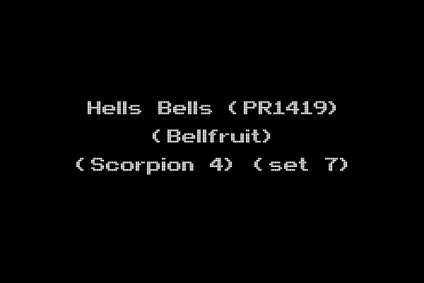 Hells Bells (PR1419) (Bellfruit) (Scorpion 4) (set 7)