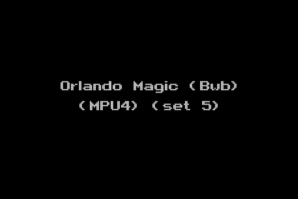 Orlando Magic (Bwb) (MPU4) (set 5)