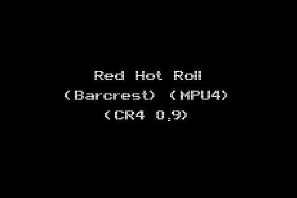 Red Hot Roll (Barcrest) (MPU4) (CR4 0.9)