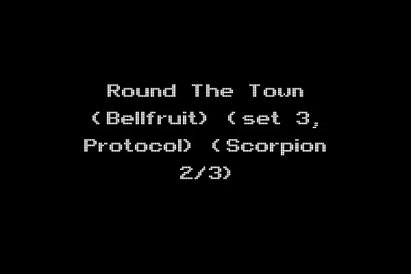 Round The Town (Bellfruit) (set 3, Protocol) (Scorpion 2/3)