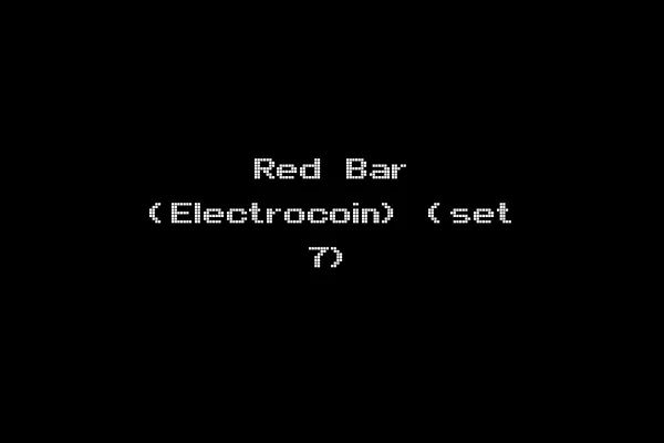 Red Bar (Electrocoin) (set 7)