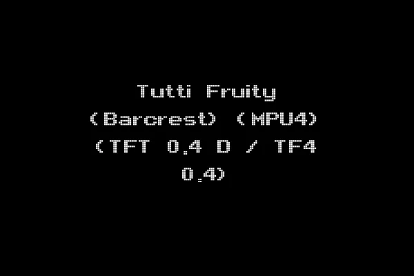Tutti Fruity (Barcrest) (MPU4) (TFT 0.4 D / TF4 0.4)