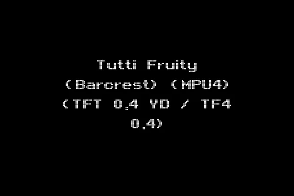 Tutti Fruity (Barcrest) (MPU4) (TFT 0.4 YD / TF4 0.4)