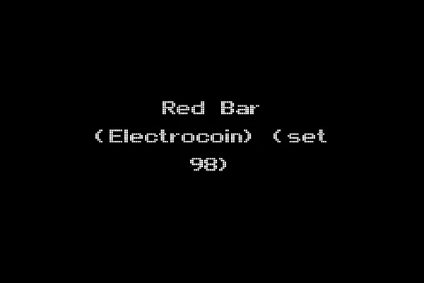 Red Bar (Electrocoin) (set 98)