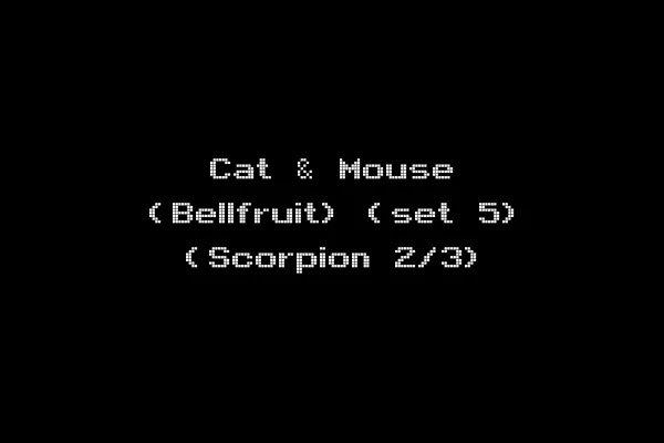 Cat & Mouse (Bellfruit) (set 5) (Scorpion 2/3)
