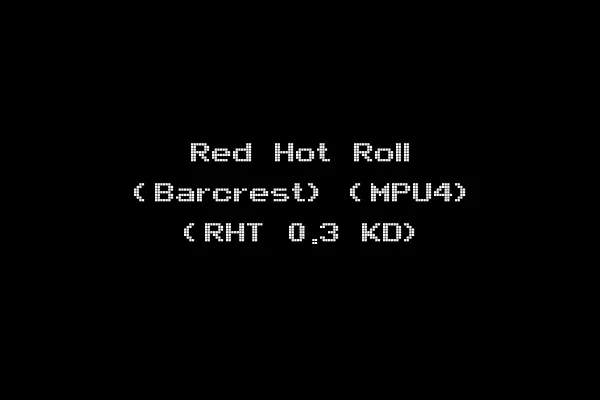 Red Hot Roll (Barcrest) (MPU4) (RHT 0.3 KD)