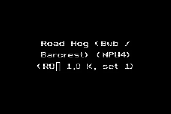 Road Hog (Bwb / Barcrest) (MPU4) (RO_ 1.0 K, set 1)