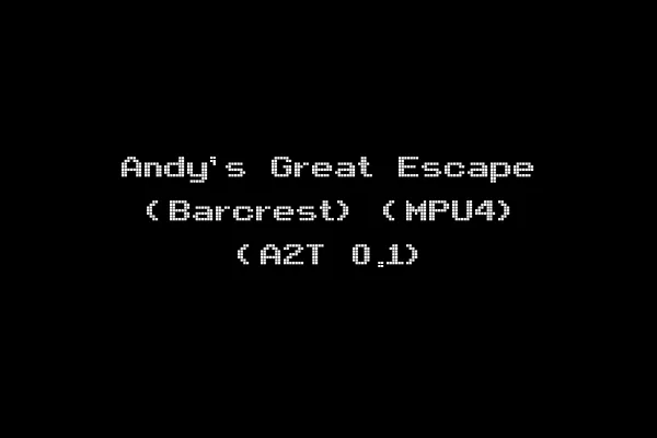 Andy's Great Escape (Barcrest) (MPU4) (A2T 0.1)