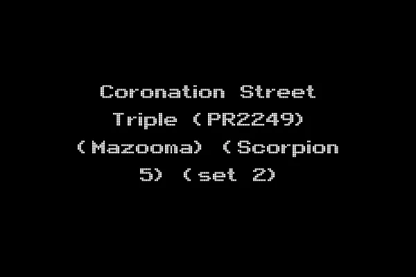 Coronation Street Triple (PR2249) (Mazooma) (Scorpion 5) (set 2)
