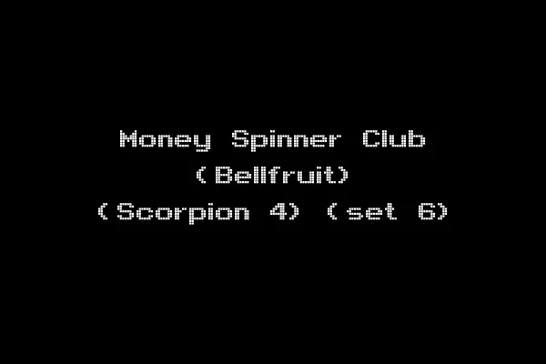 Money Spinner Club (Bellfruit) (Scorpion 4) (set 6)