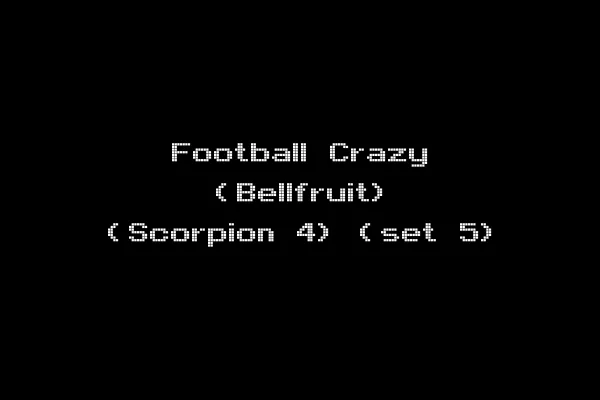 Football Crazy (Bellfruit) (Scorpion 4) (set 5)