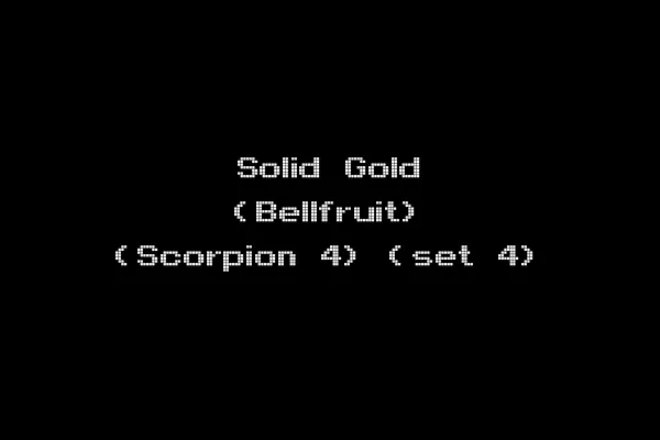 Solid Gold (Bellfruit) (Scorpion 4) (set 4)