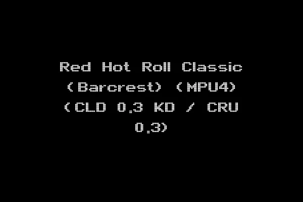 Red Hot Roll Classic (Barcrest) (MPU4) (CLD 0.3 KD / CRU 0.3)