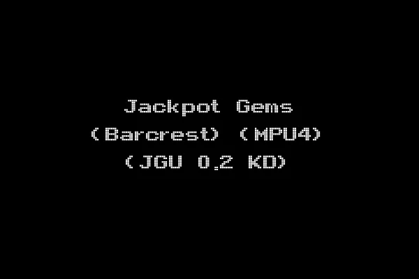 Jackpot Gems (Barcrest) (MPU4) (JGU 0.2 KD)