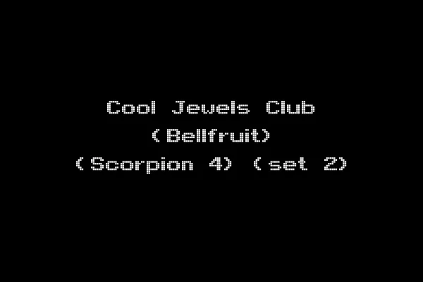 Cool Jewels Club (Bellfruit) (Scorpion 4) (set 2)