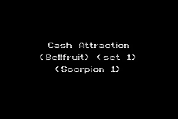 Cash Attraction (Bellfruit) (set 1) (Scorpion 1)