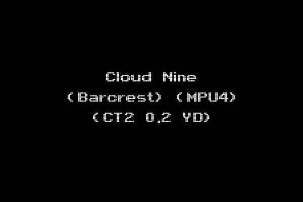 Cloud Nine (Barcrest) (MPU4) (CT2 0.2 YD)