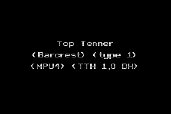 Top Tenner (Barcrest) (type 1) (MPU4) (TTH 1.0 DH)