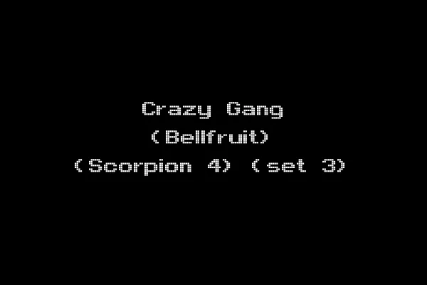 Crazy Gang (Bellfruit) (Scorpion 4) (set 3)
