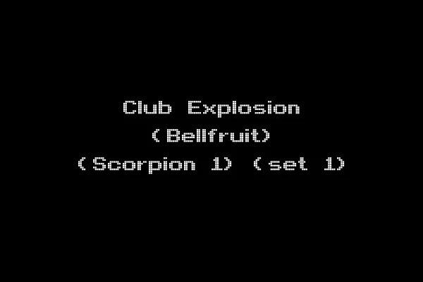 Club Explosion (Bellfruit) (Scorpion 1) (set 1)