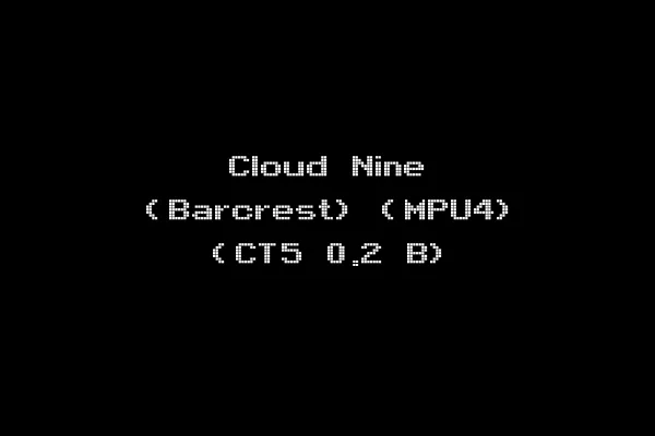 Cloud Nine (Barcrest) (MPU4) (CT5 0.2 B)
