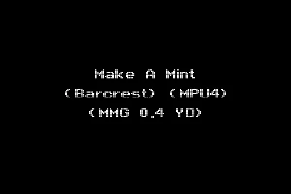 Make A Mint (Barcrest) (MPU4) (MMG 0.4 YD)