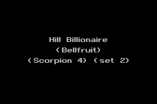 Hill Billionaire (Bellfruit) (Scorpion 4) (set 2)