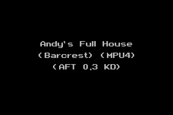 Andy's Full House (Barcrest) (MPU4) (AFT 0.3 KD)