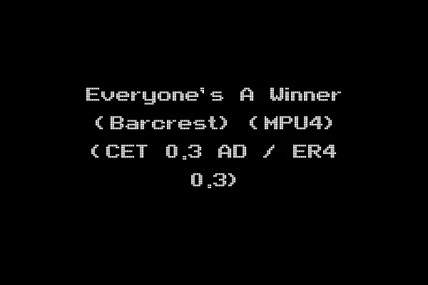 Everyone's A Winner (Barcrest) (MPU4) (CET 0.3 AD / ER4 0.3)