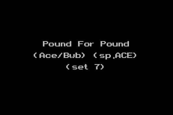 Pound For Pound (Ace/Bwb) (sp.ACE) (set 7)