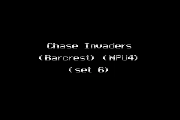 Chase Invaders (Barcrest) (MPU4) (set 6)