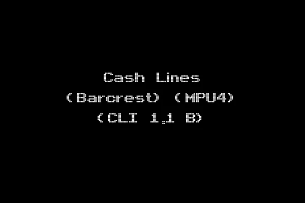 Cash Lines (Barcrest) (MPU4) (CLI 1.1 B)